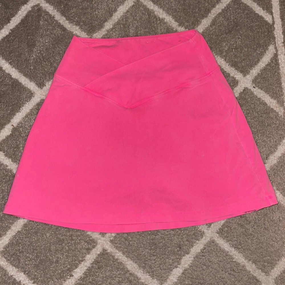 EUC Victoria’s Secret PINK Cotton High Waist V Crossover Skort skirt size S